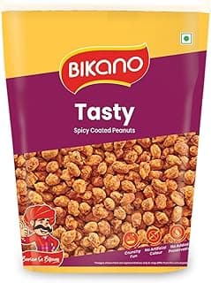 Bikano Tasty Spicy Crunchy & Roasted Snack | Premium Nutty Delight with Rich Spices | Perfect Munch for Any Time | Packed with Bold Flavors & Quality Ingredients – 1kg