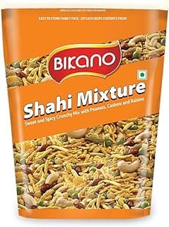 Bikano Shahi Mixture Namkeen| Crunchy Dry Fruits Peas & Peanuts| Crunchy & Tasty, 1000g Pack