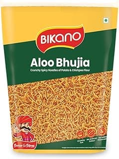 Bikano Aloo Bhujia | Crunchy and Spicy Aloo Bhujia Snack | Perfect Tea-Time Namkeen – 1kg